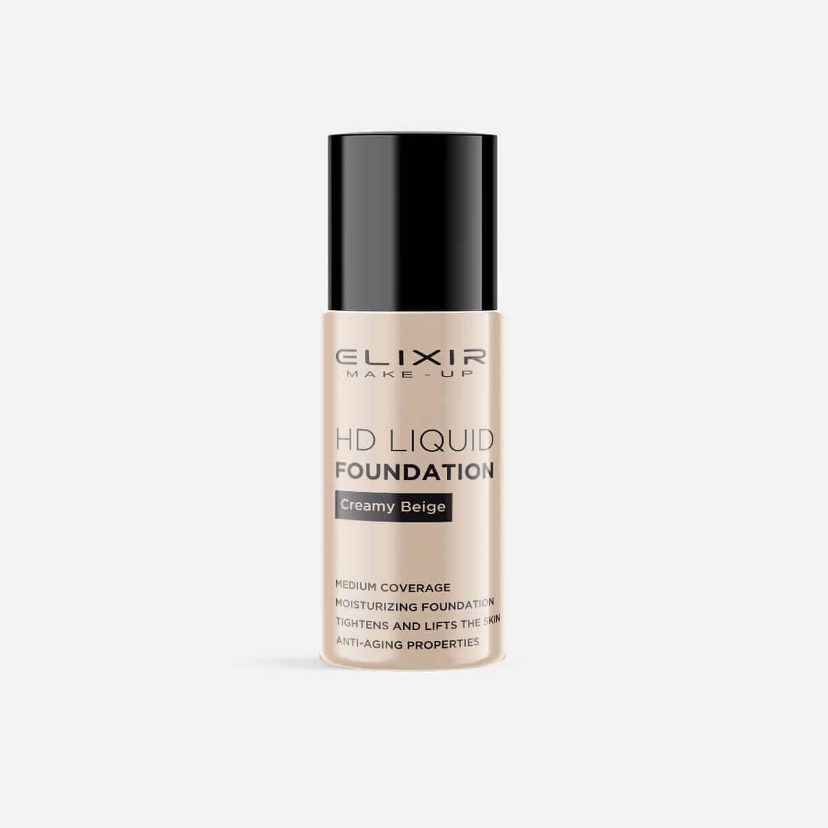 ELIXIR MAKE UP - LIQUID FOUNDATION HD 25 ML 02 CREAMY BEIGE
