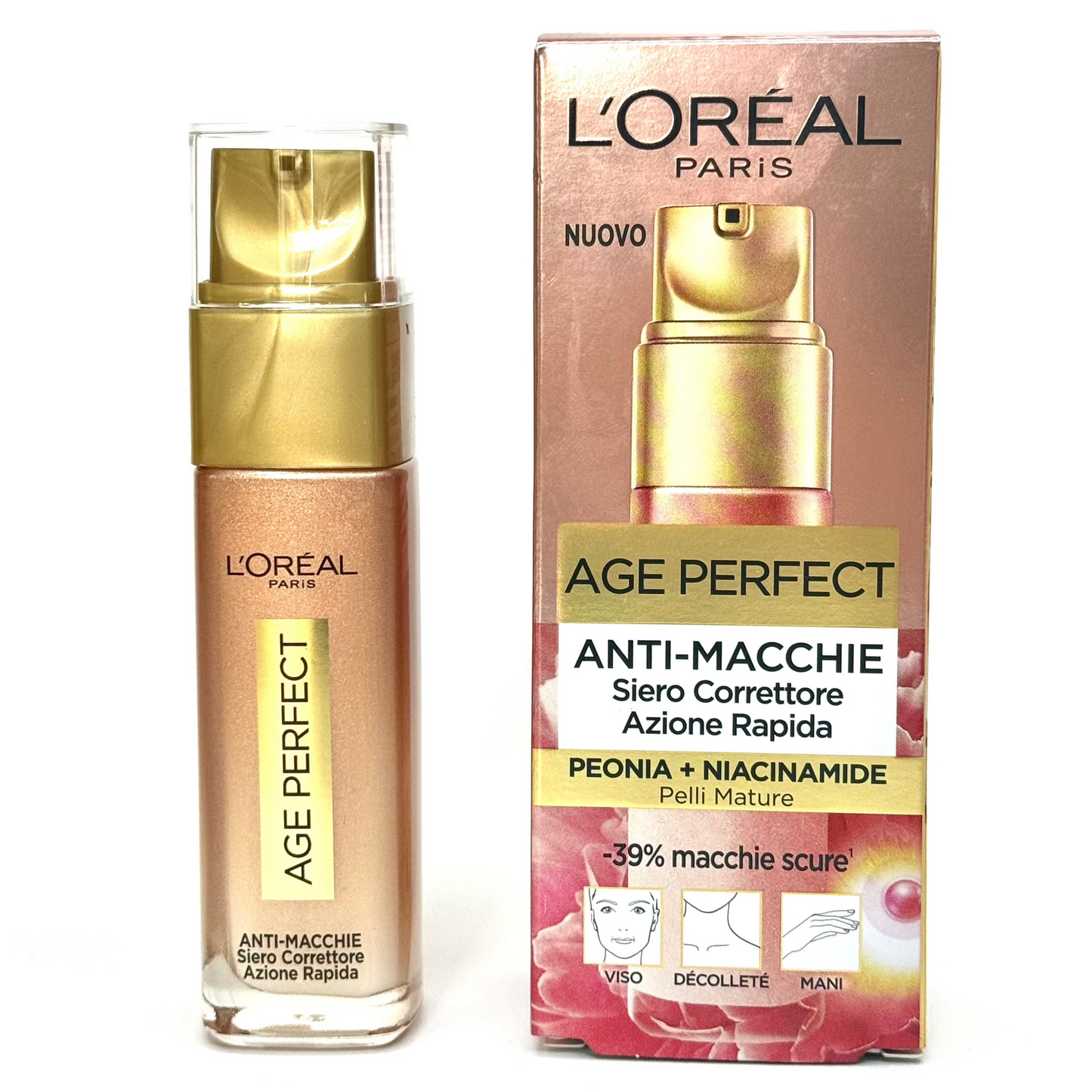 L’OREAL PARIS - Age Perfect Golden Age Siero Correttore Azione Rapida Anti-Macchie 30 ml