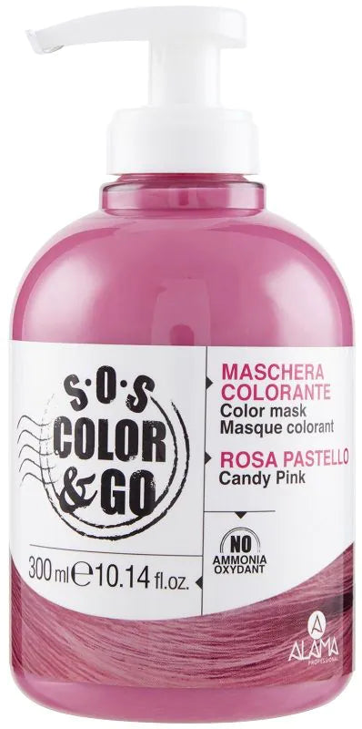 SOS Color & Go Maschera Colorante ROSA PASTELLO 300ml