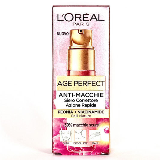 L’OREAL PARIS - Age Perfect Golden Age Siero Correttore Azione Rapida Anti-Macchie 30 ml