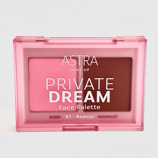 PRIVATE DREAM FACE PALETTE - Palette Viso Blush + Bronzer - 01 Radical