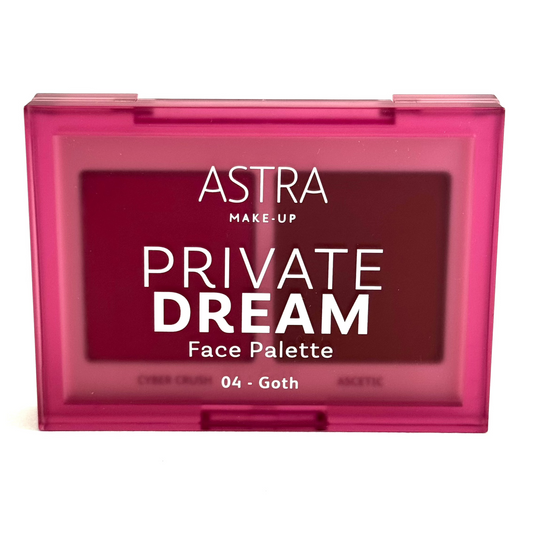 ASTRA - PRIVATE DREAM FACE PALETTE - Palette Viso Blush + Bronzer - 04 Goth